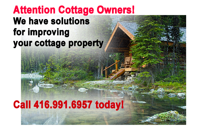 Spread Rock has solutuions for improving your cottage property. Contact Us today!